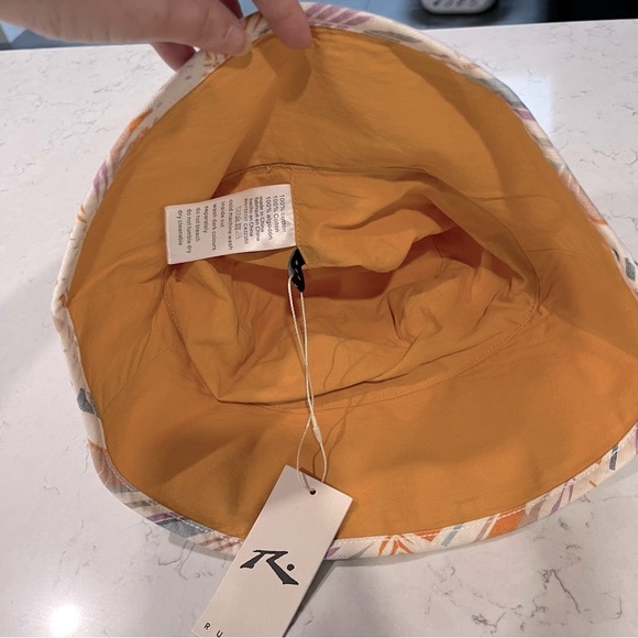 RUSTY NWT Hawk Reversible Sun Hat Bucket Hat OSFM - Picture 4 of 11